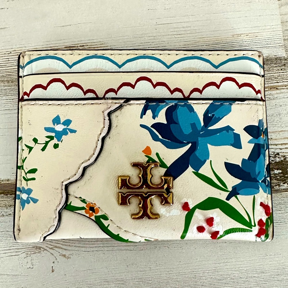 TORY BURCH Kira Mixed Floral Card Case